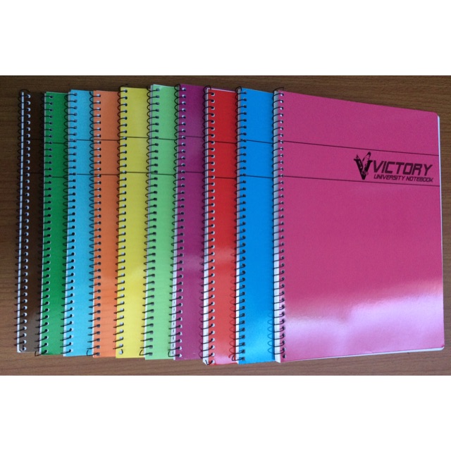 Victory University Spiral Notebook 80 Leaves 267mm X 203mm Per Piece
