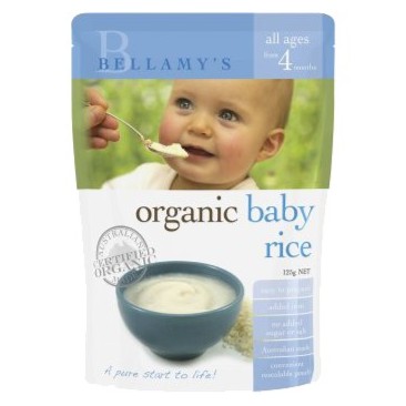 bellamy's organic baby rice