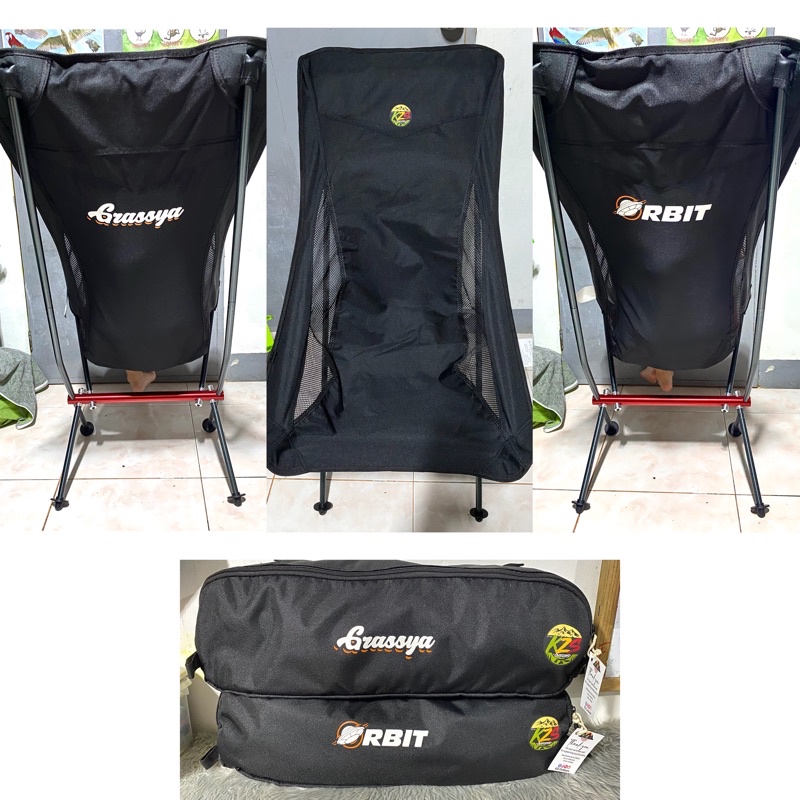 KZS Personalized Camping Outdoor Chair (Portable & Foldable) | Shopee ...