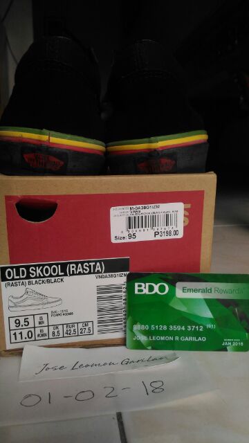 Vans Old Skool Rasta | Shopee Philippines