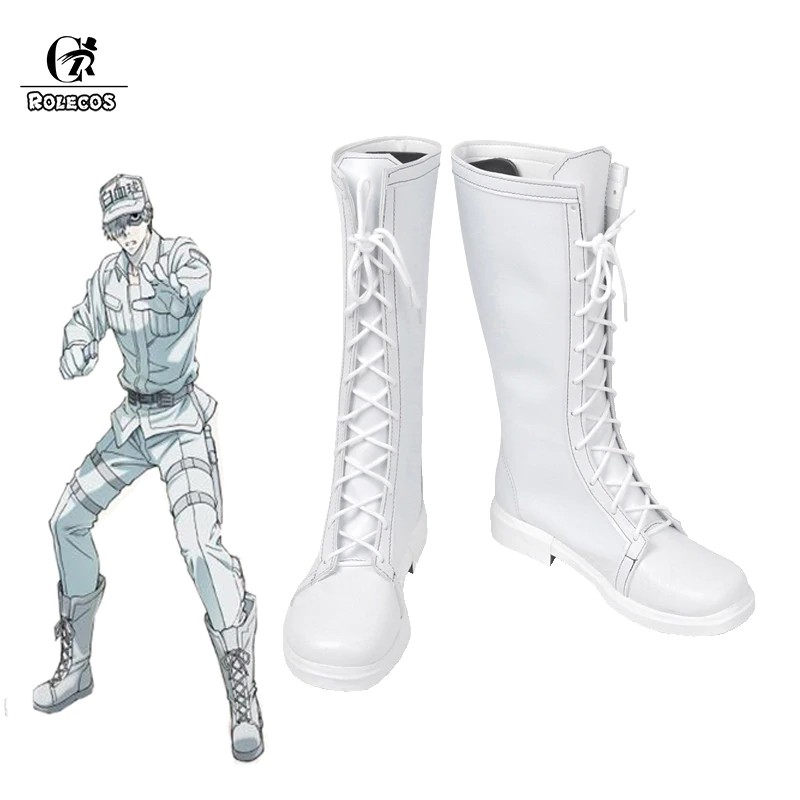 Anime Cells At Work Cosplay Shoes White Blood Cell Shoes Leukocyte U 1146 Cosplay Boots Hataraku Saibou White Shoes Shopee Philippines