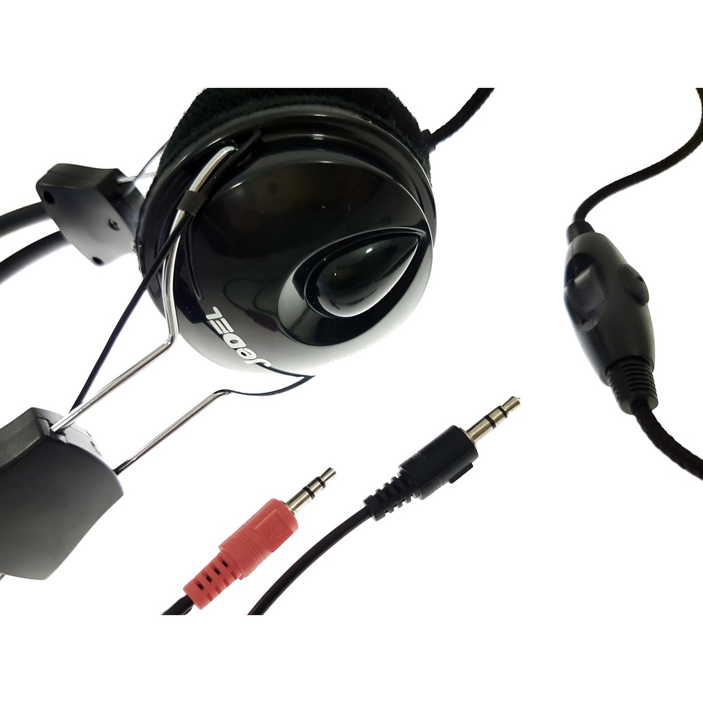 JeDEL Stereo Gaming Headphone with Mic wired headset JD808 Shopee