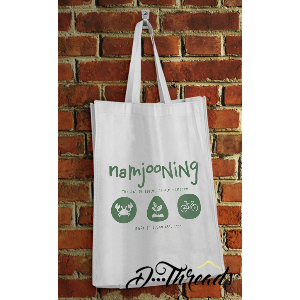 Namjooning Canvas Tote Bag | BTS Army Kpop Merch | Shopee Philippines