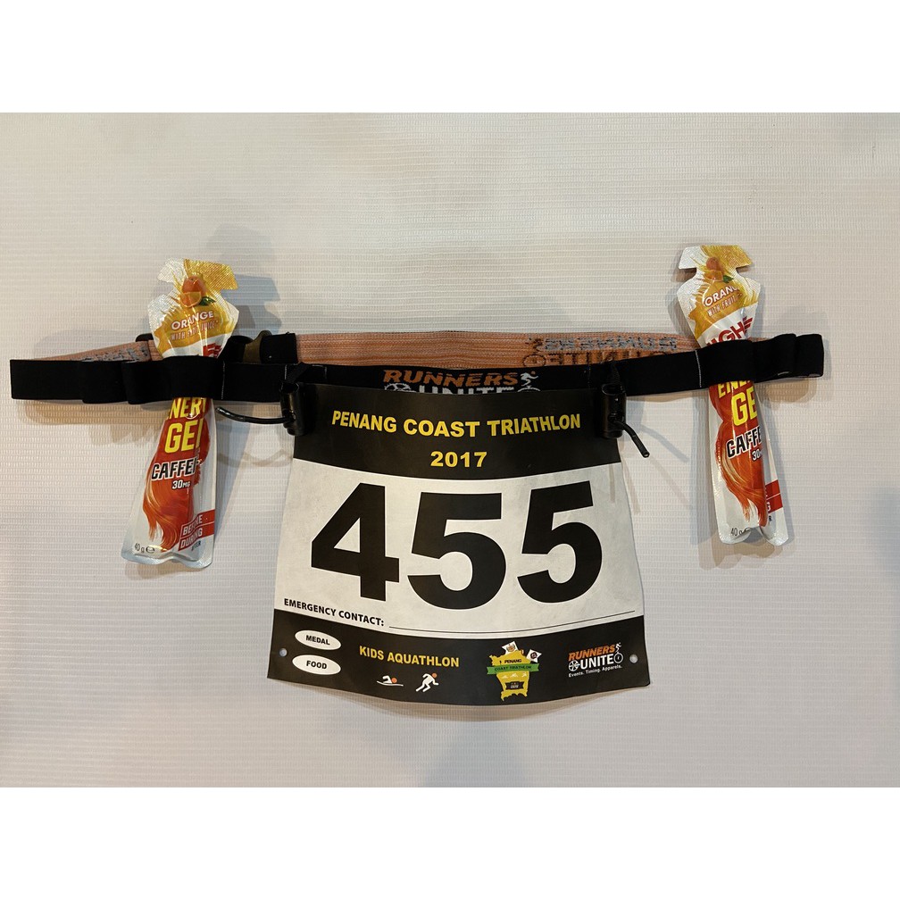 Ceinture De Course élastique - Porte-dossard Avec 6 Boucles Pour Gels énergétiques (taille Ajustable 71-94 Cm) - 9