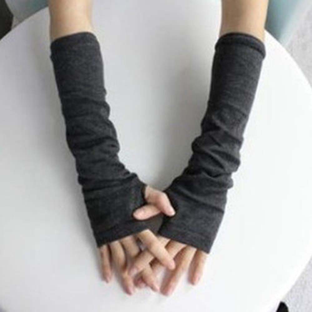 long sleeve fingerless gloves