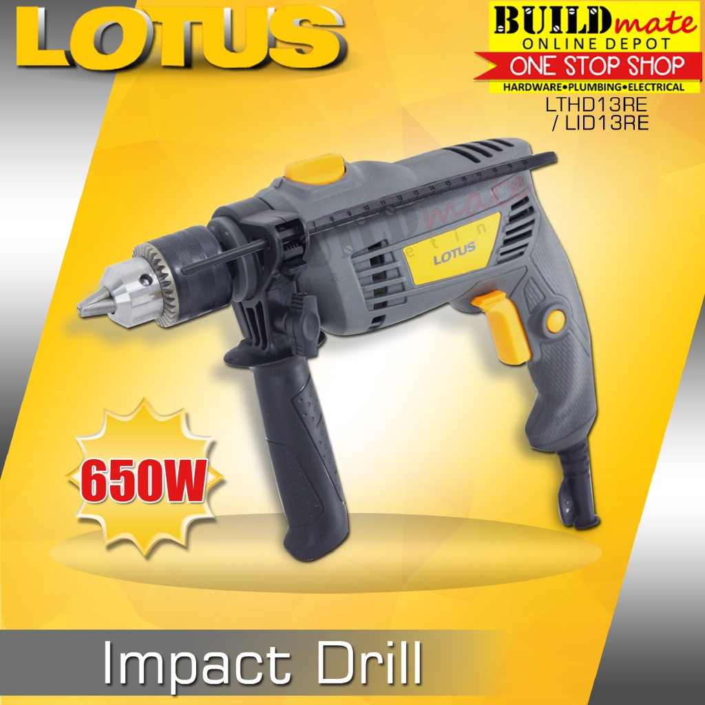 Lotus Impact Drill 13mm 650W LTHD13RE / LID13RE •100 ORIGINAL