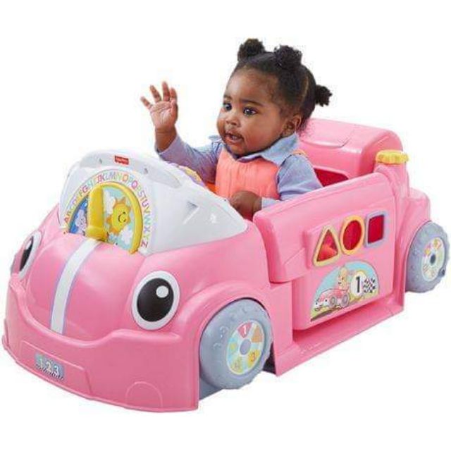 pink laugh and learn car