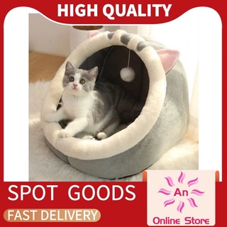 Cat Bed Removable Washable Cat Dog House Indoor Warm Comfortable Pet Dog Bed Pet Nest