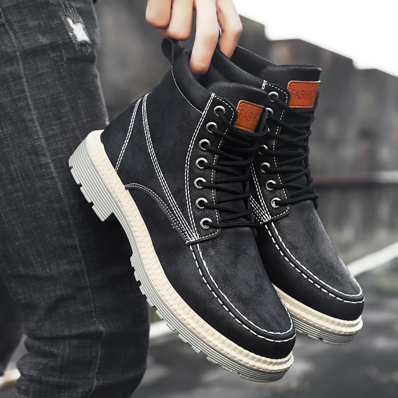 high cut boots mens