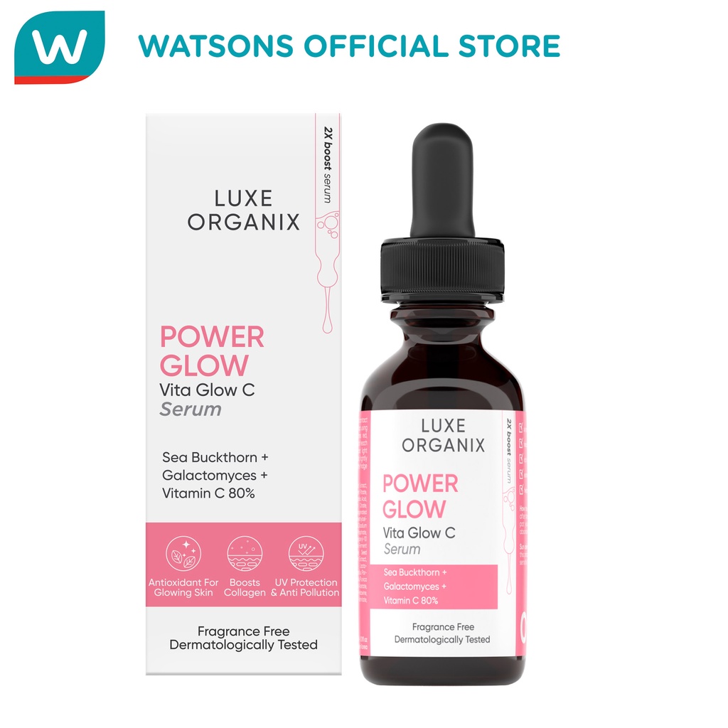 LUXE ORGANIX Power Glow Vita Glow C Serum 30ml Shopee Philippines