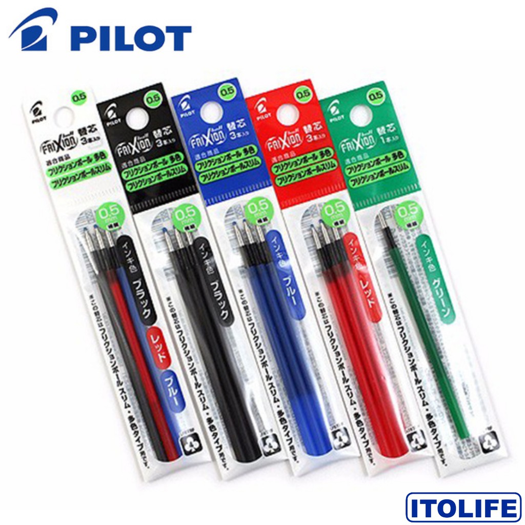 pilot FRIXION Ball 3 in1 0.5mm multi pen light blue a pack of 3 refills