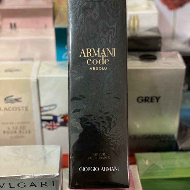 armani code absolu tester