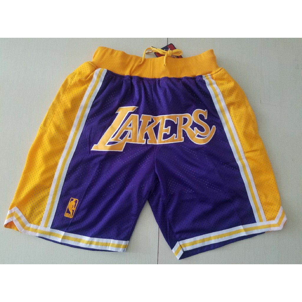 lakers shorts retro