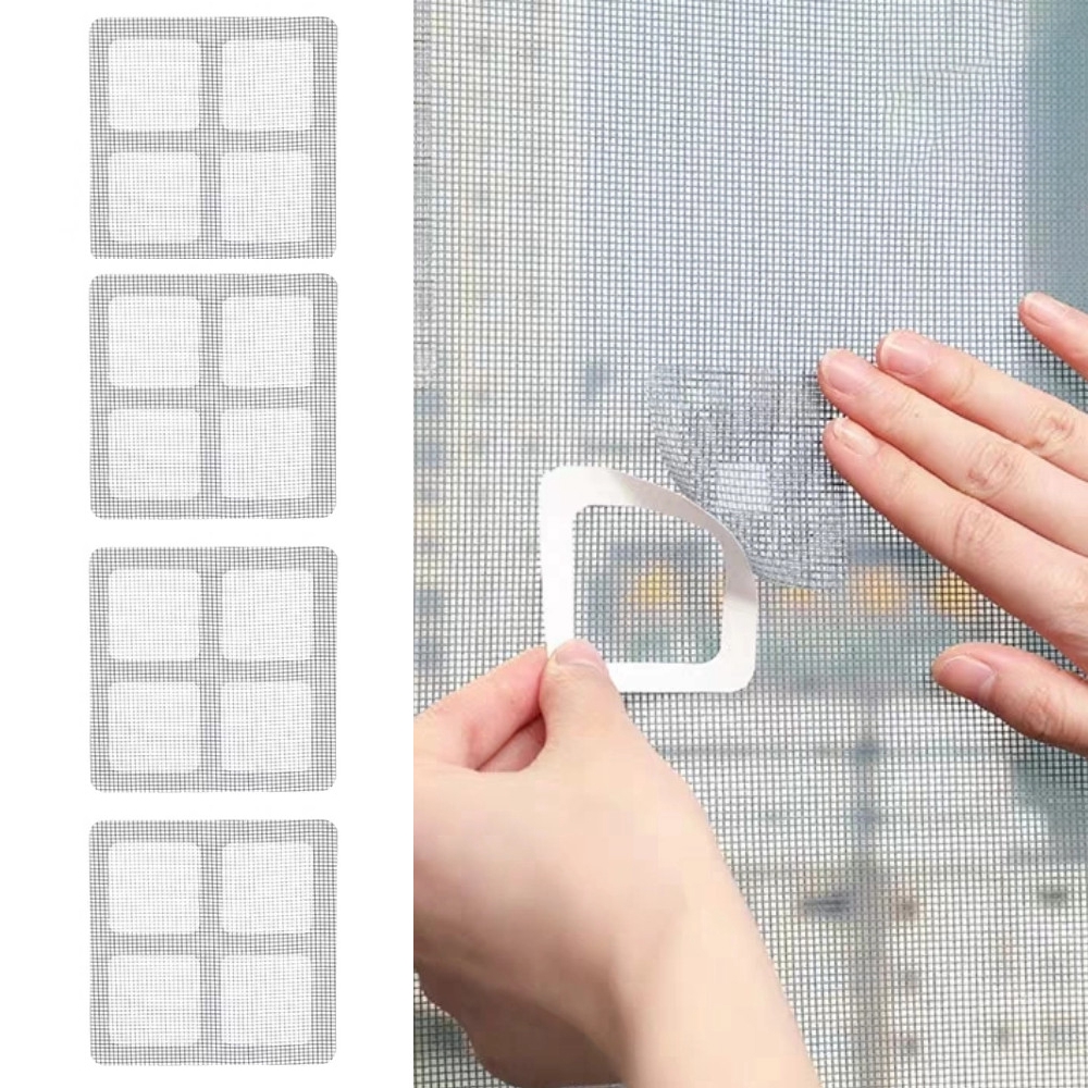 Fix Net Window Home Adhesive Anti Mosquito Fly Bug Insect Repair Screen  Wall Patch Stickers Mesh Window Screen