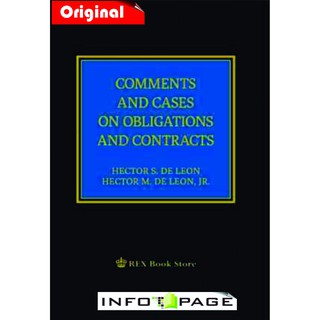 Comments and Cases Obligation and Contracts (2019 Edition) Cloth Bound by Hector S. De Leon #1
