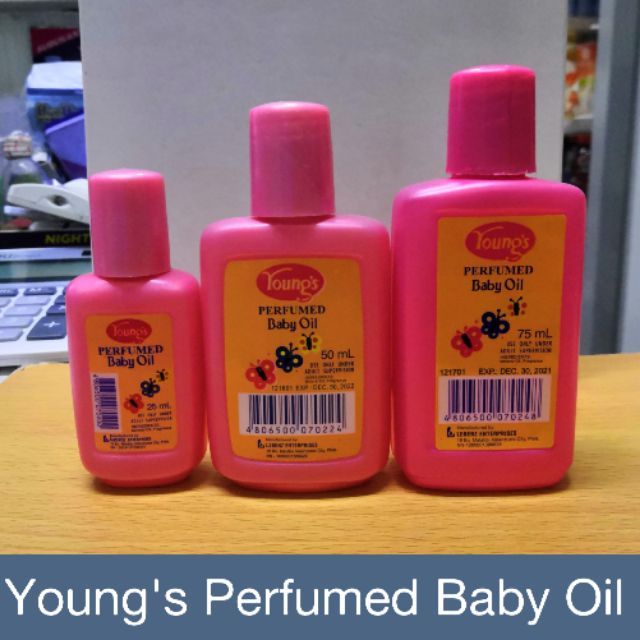 Young's Perfumed Baby Oil 25ml/50ml/75ml | Shopee Philippines