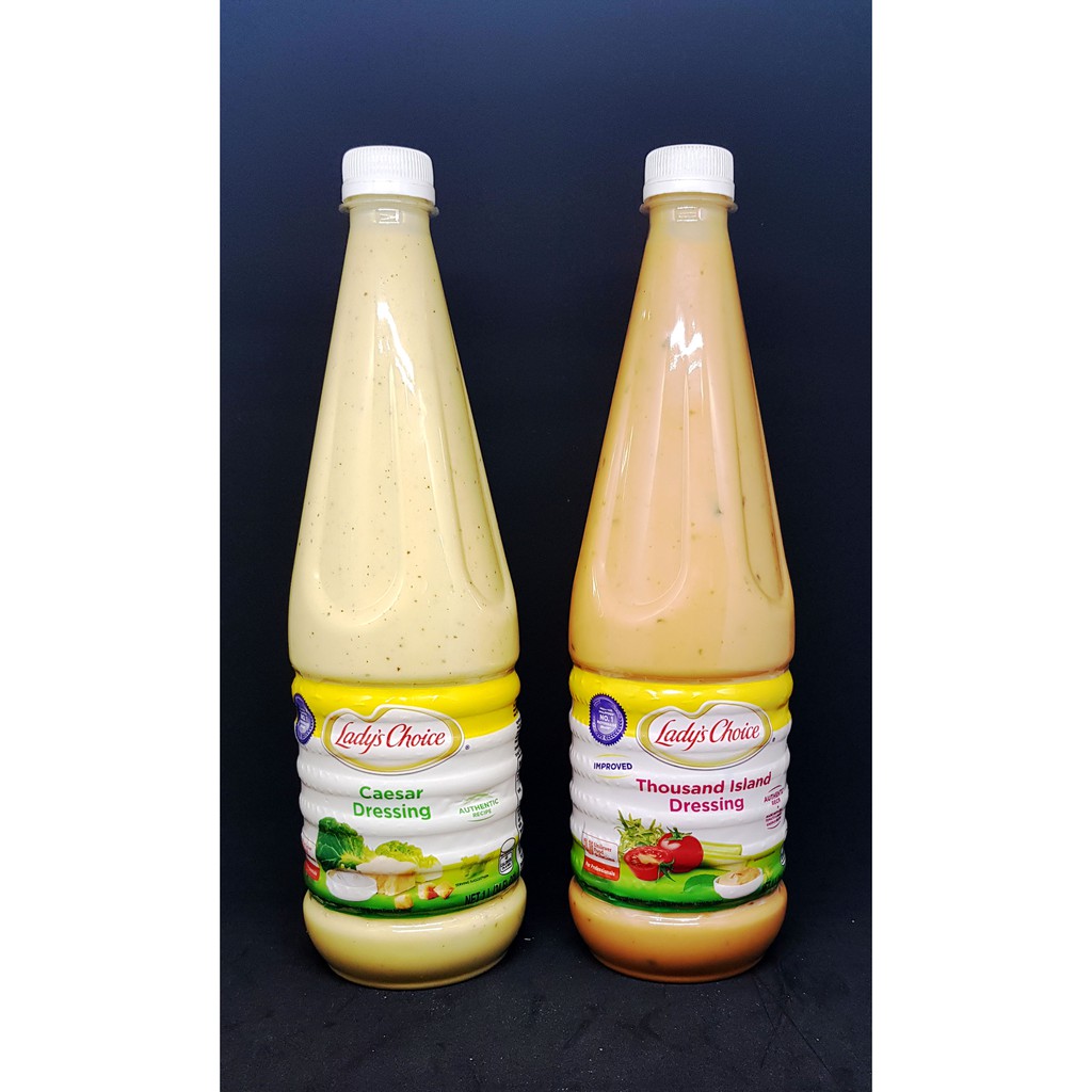 Lady's Choice Thousand Island / Caesar Salad Dressing 1L