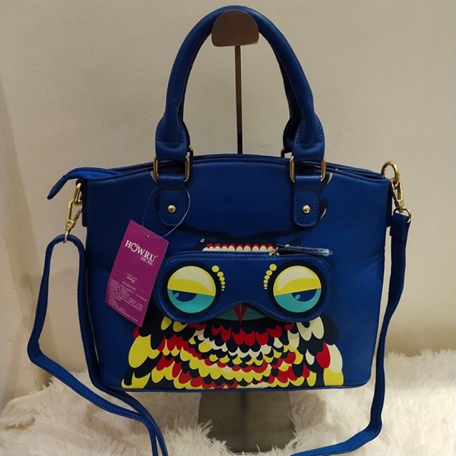 HowRU Owl Tote Bag handbag / Sling Bag | Shopee Philippines