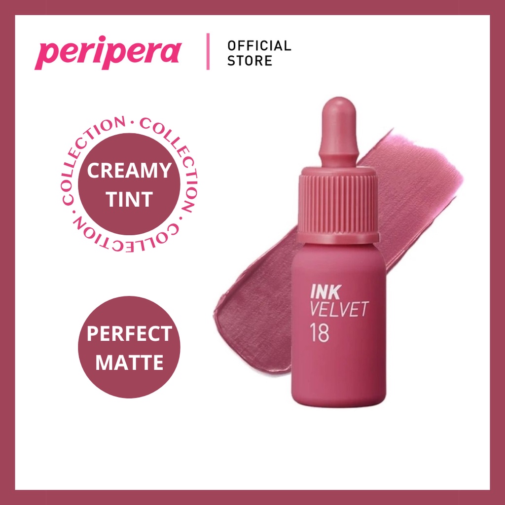 Peripera Ink Velvet 18 Star Plum Pink LIPTINT KOREA OMBRE LIPS | Shopee ...