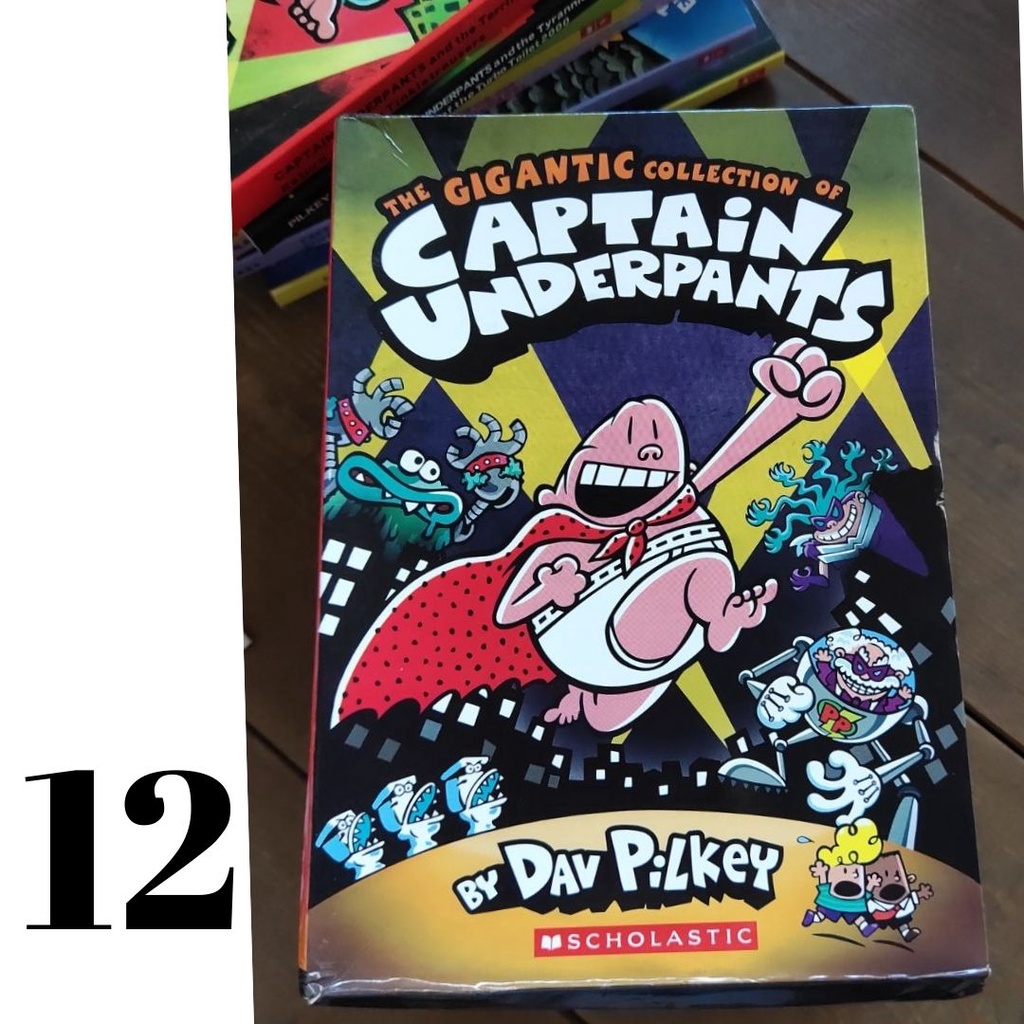 Captain Underpants 12冊 マイヤペン対応 - 洋書