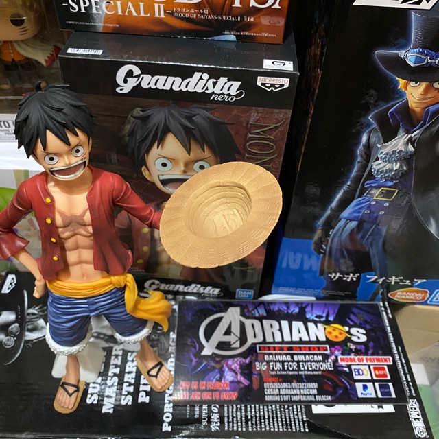 One Piece Grandista Luffy Nero Authentic Bib Onepiece Shopee Philippines