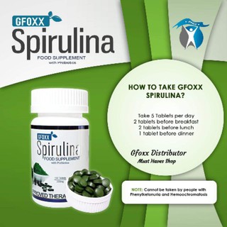 spirulina gfoxx probiotics almoranas hemorrhoids superfood