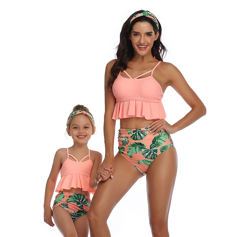 high waisted bathing suits for girls
