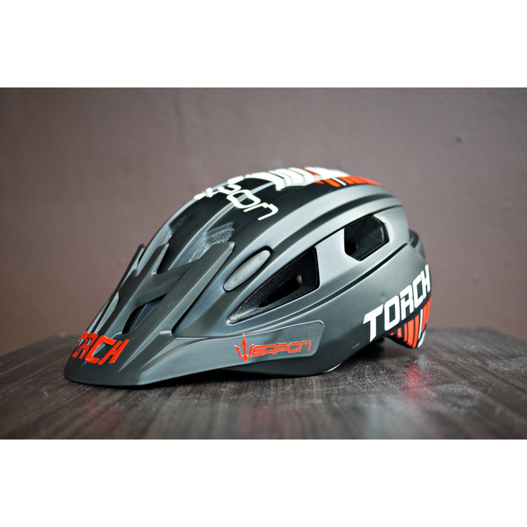 torch bicycle helmet