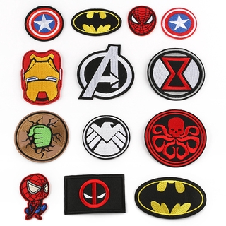 Embroidery calibrated to do Iron Man Marvel Spider-Man cartoon clothing accessories embroidery cloth patch stickers affixed #1