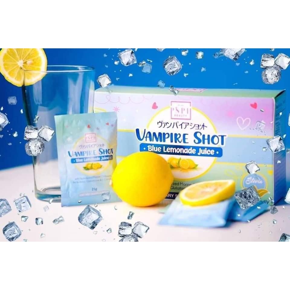 VAMPIRE SHOT BLUE LEMONADE JUICE | PSPH BEAUTY - KETO FRIENDLY | Shopee ...