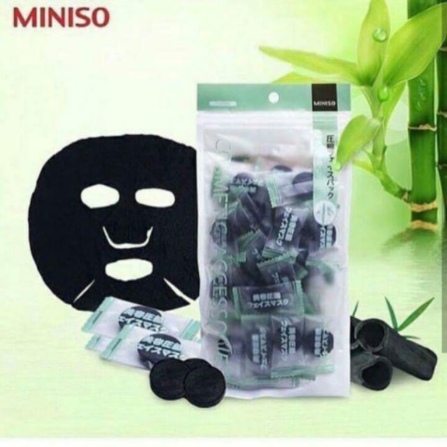 CHARCOAL MASK DIY 40PCS PER PACK BY MINISO Shopee Philippines