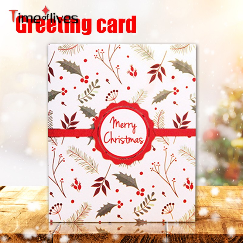 2pcs Santa Sleigh Popup Christmas Card Handmade 3d Popup Greeting Cards For Christmas Holiday Gift Shopee Philippines