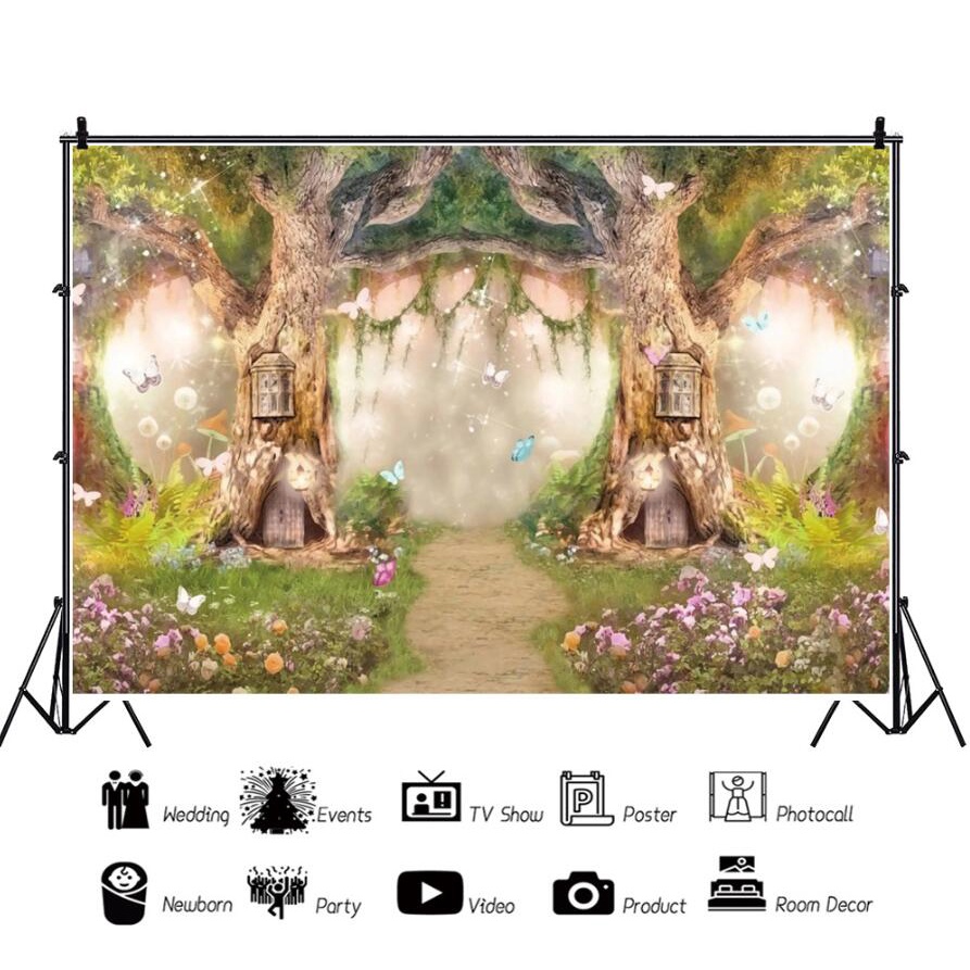 Jungle Forest Wonderland Fairy Tale Fantasy Photography Background for ...