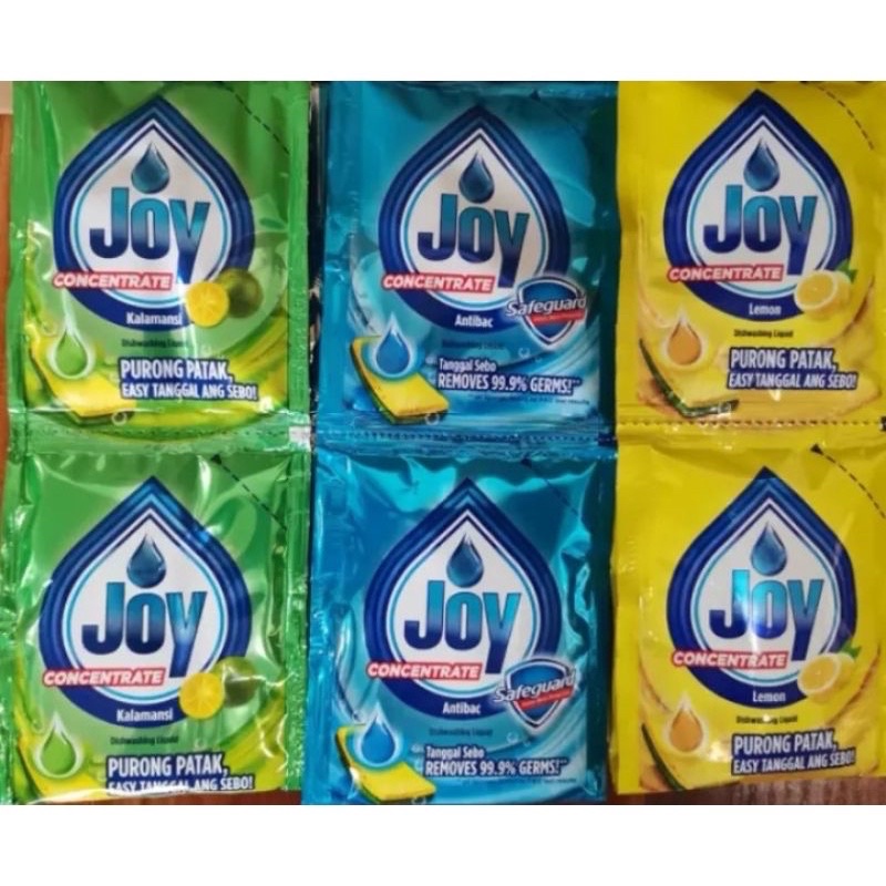 JOY CALAMANSI DISHWASHING LIQUID 18.5ml Sachet Shopee Philippines