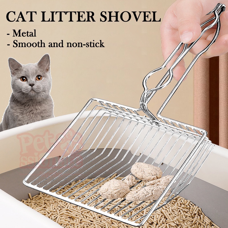 Pet Sand Poop Scooper Cat Litter Cleaning Tool Stainless Cat Litter Scoop Shovel Pet Poop Clean #6