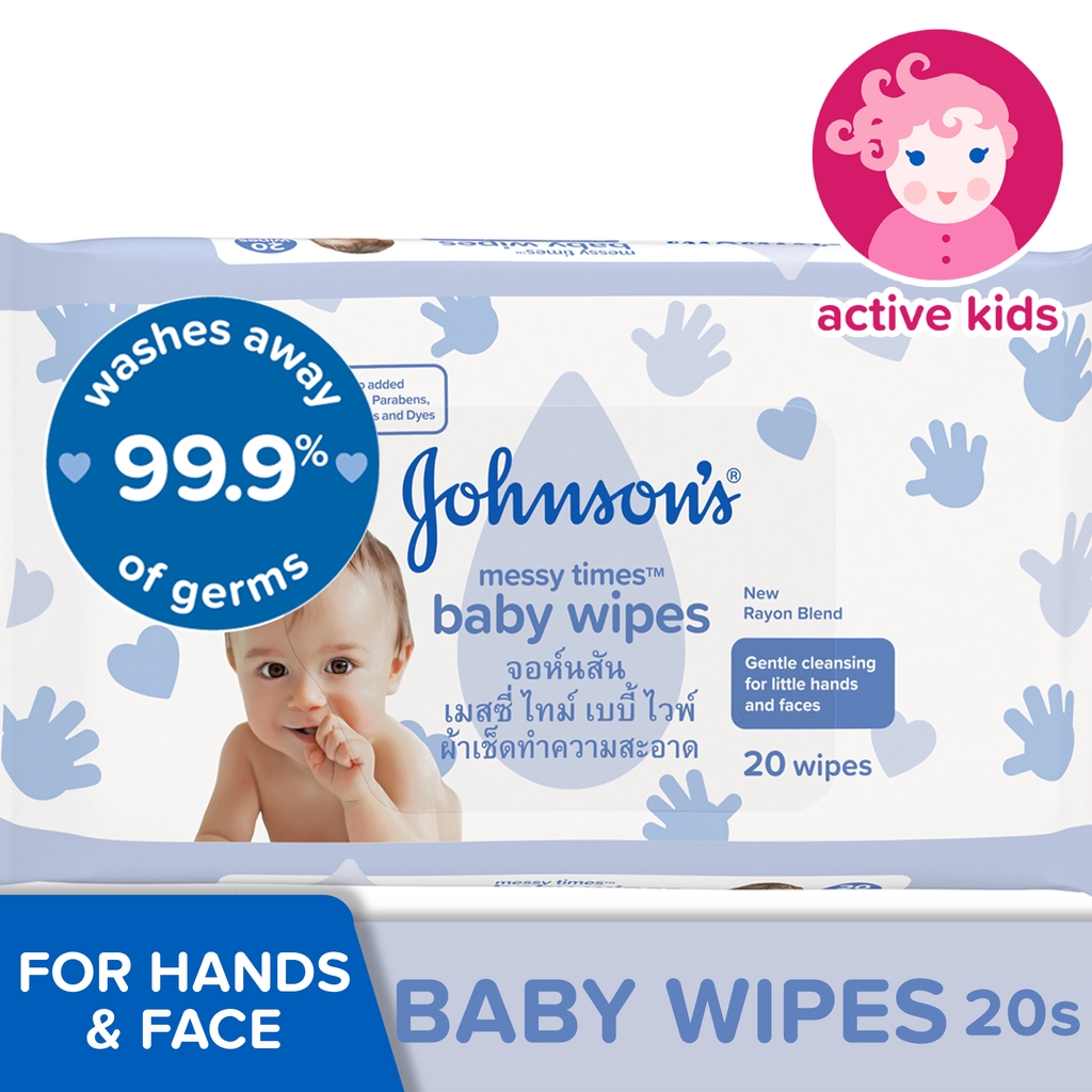 johnsons baby wipes 18 pack