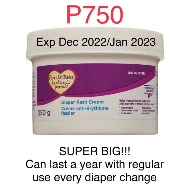 parent's choice diaper rash cream