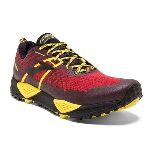 brooks cascadia 5 mens red