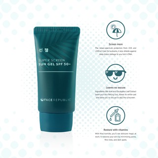 super screen sun gel spf 50