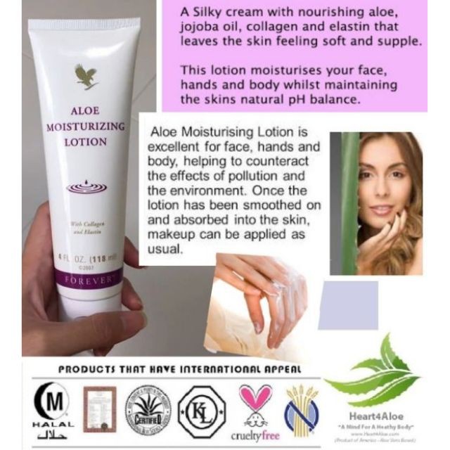 aloe face lotion