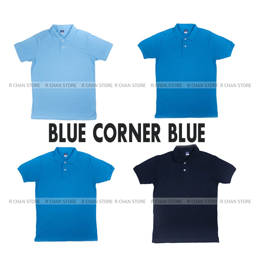 Blue corner polo for Men BLUE SHADES | Shopee Philippines