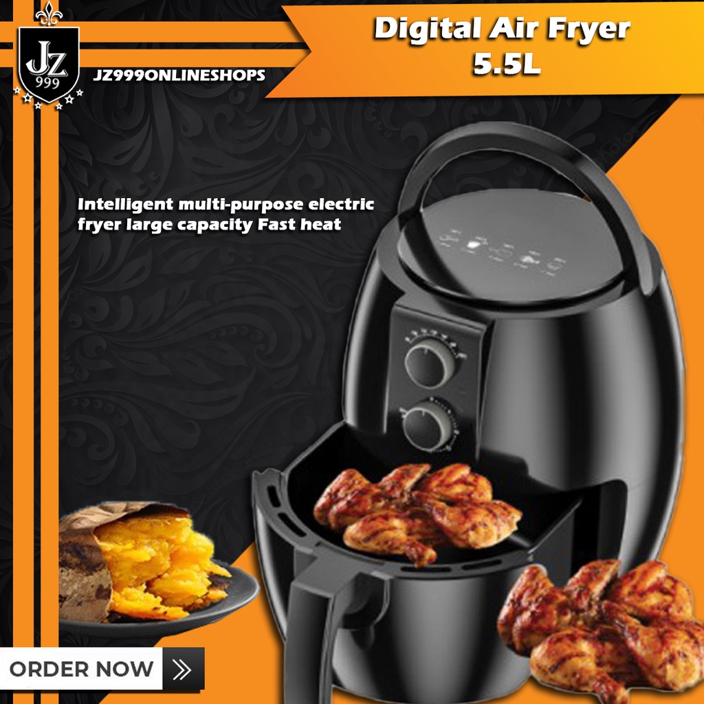 Digital Air Fryer 5.5L | Shopee Philippines