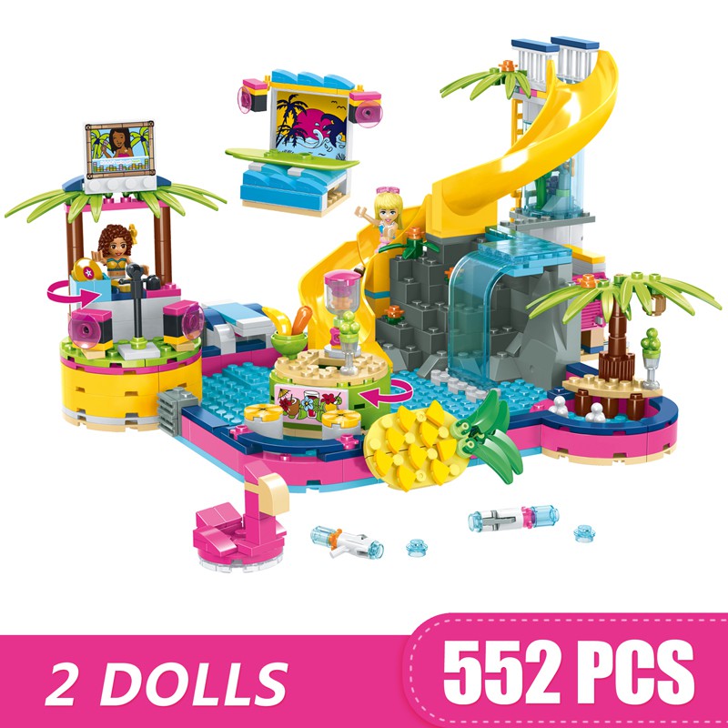 lego friends andrea's pool party