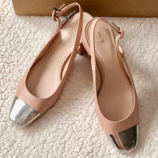 mango slingback shoes