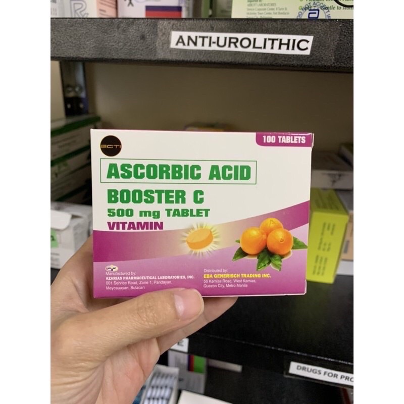 VITAMIN C Ascorbic acid 500mg tab ( Supra C / BOOSTER C / ENOCEE