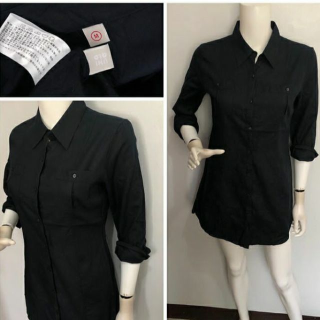 uniqlo black dress