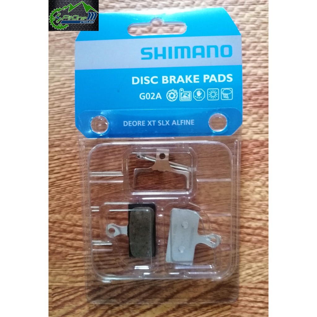 shimano disc brake pads g02a