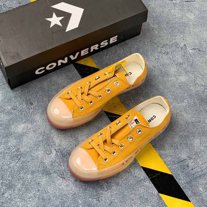 all yellow sneakers