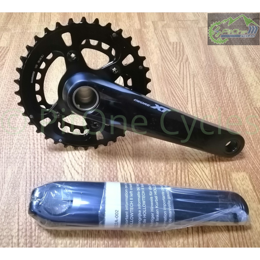 shimano hollowtech crankset mtb