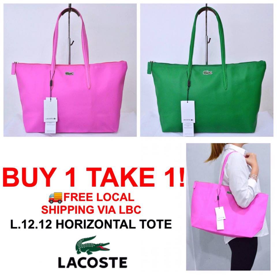 lacoste mini tote bag